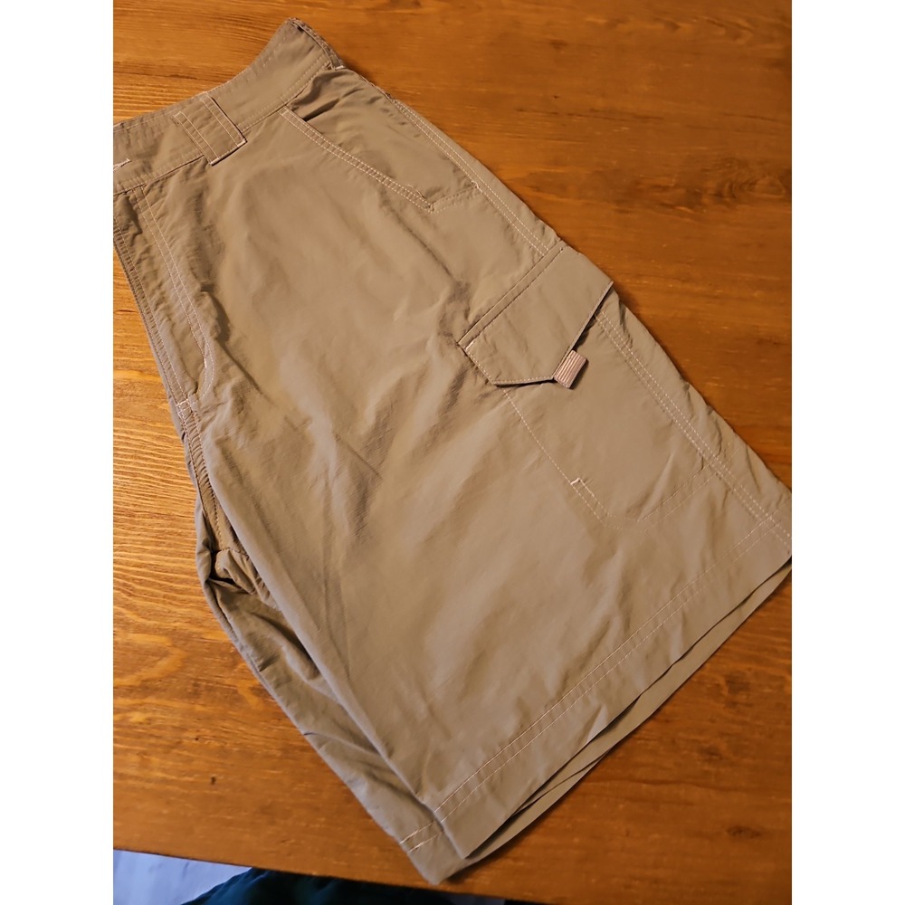 2-Pacific Trail Mens Shorts Size 34 Multi Pocket Cargo Sand And Fossil